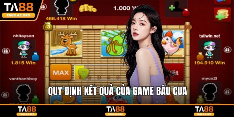 Quy định kết quả của game bầu cua
