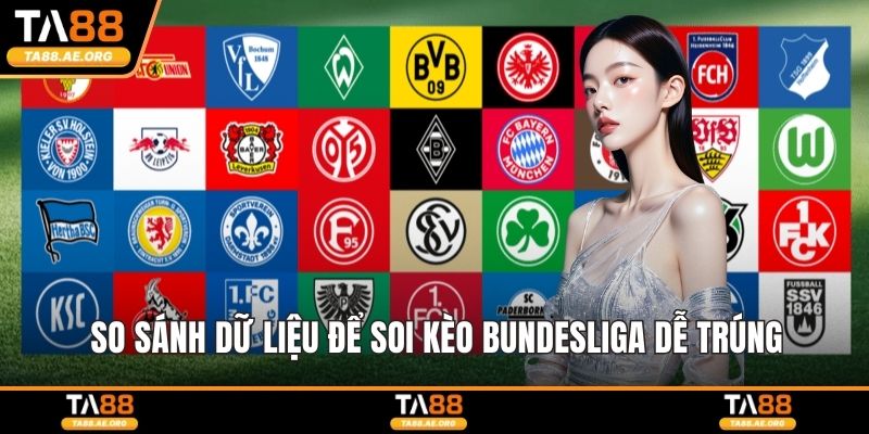 So sánh dữ liệu để soi kèo Bundesliga dễ trúng