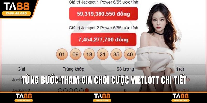 Từng bước tham gia chơi cược Vietlott chi tiết